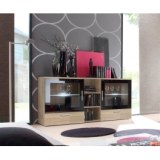 Commode - 2 portes - acacia clair