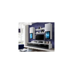 Ensemble tv - 3 éléments - blanc et noir