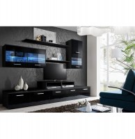 Ensemble tv - 3 éléments - noir