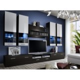 Ensemble tv - 5 éléments - blanc et marron