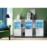 Commode - 3 portes - blanc