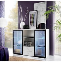 Commode - 2 portes - blanc