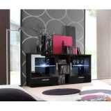 Commode - 2 portes - noir