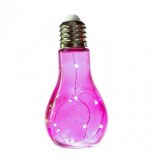 Lampe ampoule microled - rose - luminaire