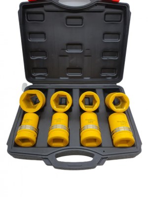 KraftMuller 8 douilles renforcée 22MM/24MM/27MM/30MM/32MM/36MM/38MM/41MM Ensemble d'out...