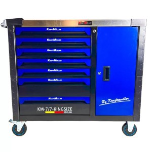 SERVANTE D'ATELIER KRAFTMULLER 8/7 TIROIRS JUMBO KING SIZE BLEU