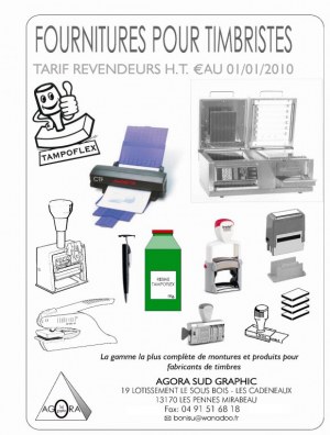 Montures et produits pour timbriste et tampon trodat shiny wagraf