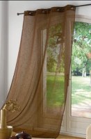 Panneau Voilage Luminéa CACAO 1 X 140 X 240 cm