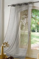 Panneau Voilage Luminéa GRIS 1 X 140 X 240 cm