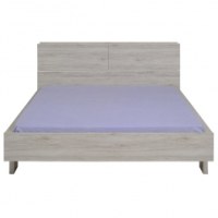 Lit - 160 x 220 cm - gris - brera