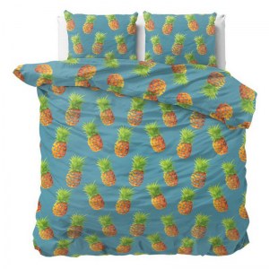 "Pineapples" Set 2/3 pcs Parure de Lit Coton Mélangé Housse de Couette+Taie d'Oreiller