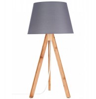 Lampe - bahi - gris - h 55 cm