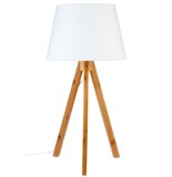 Lampe - bahi - blanc- h 55 cm