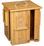 Boîte à thé x 4 - rotative - bambou