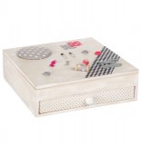 Boîte à couture - 1 tiroir - blanc