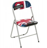 Chaise pliante - imprimée londres