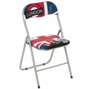 Chaise pliante - imprimée londres