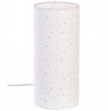 Lampe - tube - bleu et blanc