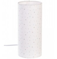 Lampe - tube - bleu et blanc