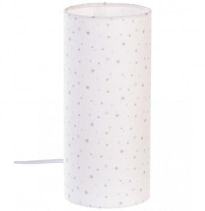 Lampe - tube - bleu et blanc