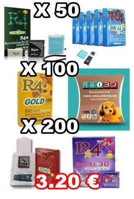 Grossiste R4 3DS, lot R4i gold,lot R4 3ds