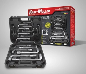 CLE A PIPE 19PCS/CLE TYPE L KM-1403