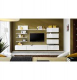 Composition murale - 8 éléments - blanc