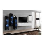 Ensemble tv - 5 éléments - noir et blanc