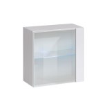 Vitrine carrée - led - blanc