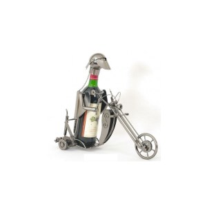 Porte bouteille biker - support bouteille - décoration de table
