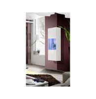 Vitrine - 2 étagères - blanc