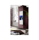 Vitrine en verre - a suspendre - noir