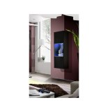 Vitrine en verre - a suspendre - noir