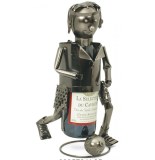 Porte bouteille footballeur - support bouteille - décoration de table