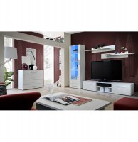 Vitrine murale - led - blanc