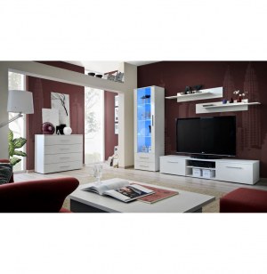 Vitrine murale - led - blanc