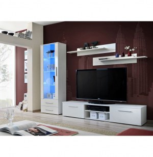 Vitrine murale - led - blanc