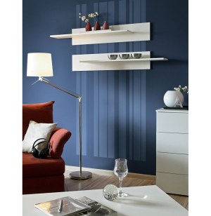 Lot de 2 étagères - blanc