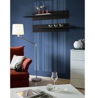 Lot de 2 étagères - noir