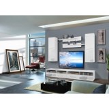 Ensemble tv à led - 5 éléments - blanc