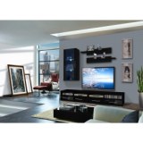 Ensemble tv à led - 4 éléments - noir