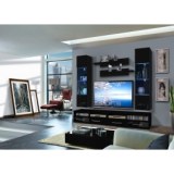 Ensemble tv à led - 4 éléments - noir