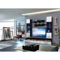 Ensemble tv à led - 4 éléments - noir et blanc