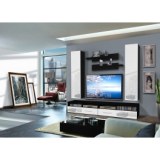 Ensemble tv à led - 4 éléments - noir et blanc