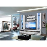 Ensemble tv à led - 4 éléments - blanc