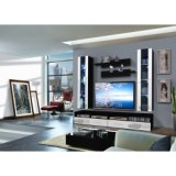 Ensemble tv à led - 4 éléments - noir et blanc