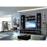 Ensemble tv à led - 4 éléments - noir