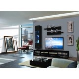 Ensemble tv à led - 5 éléments - noir
