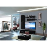 Vitrine - 4 éléments - noir