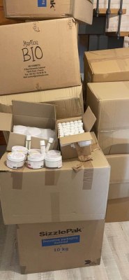 Lots de produits de marques cosmétique bio française